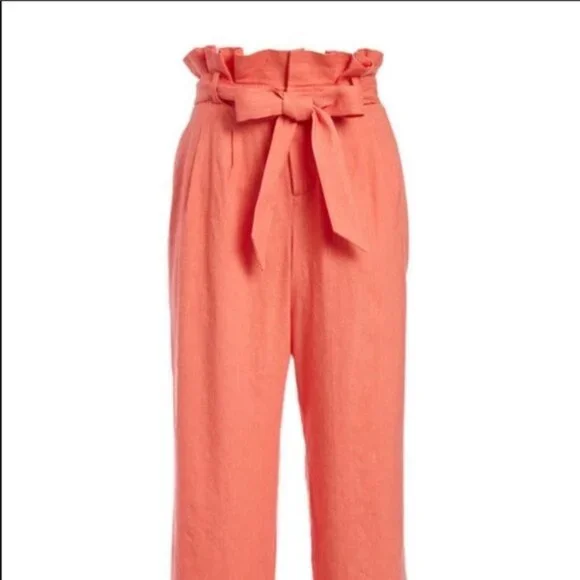 Alice Olivia Farrel Paper Bag Pant 6 - Picture 2 of 9